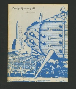1965 Peter Reyner Banham ”A CLIP-ON ARCHITECTURE” DESIGN QUARTERLY 63 Archigram  - Imagen 1 de 8