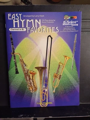 Bb Clarinet Songbook W/CD Easy Hymn Favorites Christian  Play-Along New!!! - Image 1 of 4
