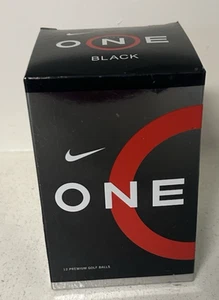 Nike One Black Golf Balls  4 Sleeves of 3, Tiger Woods Discontinued 1 Dozen New - Picture 1 of 10