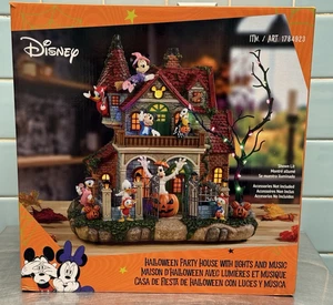 Casa de fiesta embrujada de Halloween de Disney con luces y música nueva en caja exclusiva de Costco - Imagen 1 de 7