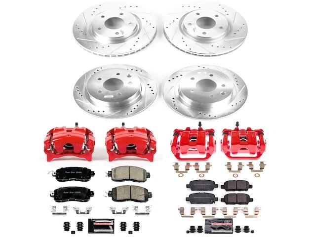 Kit de pastillas de freno y rotor delanteras y traseras para Nissan LEAF 2015 ZS319DH 2014-2017 Foto 1 de 1