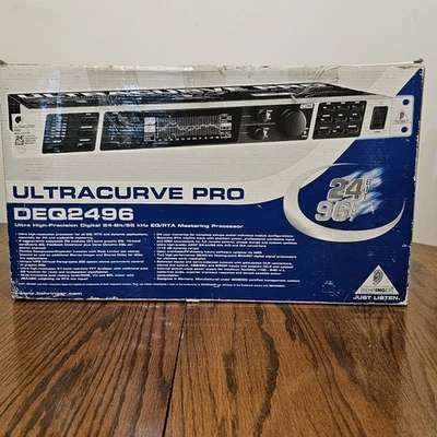 Behringer DEQ2496 Ultra-Curve Pro Digital Audio Processor original box - READ - Image 1 of 4