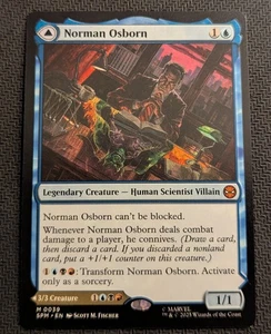 MTG Marvel's Spider-man Norman Osborn / Green Goblin MYTHIC M/NM Pack Fresh - Picture 1 of 2