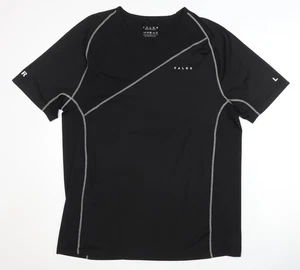 Falke Men's Black Athletic T-Shirt, Size L, Short Sleeve - Picture 1 of 12
