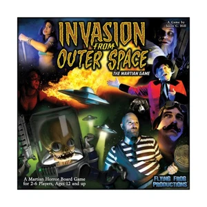 Flying Frog Boardgame Invasion from Outer Space - The Martian Game Box VG+/NM - Picture 1 of 2