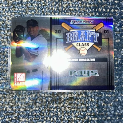 Donruss Elite Extra Dewon Brazelton Jeremy Bonderman 2004 clase draft/500 RAYS Foto 1 de 2