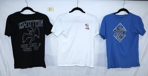 3 Kinder T-Shirts Paket - Hurley, Led Zeppelin, Joshua Tree, andere Größe Small 15/16 - Bild 1 von 13