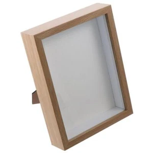 Natral Wood Black Shadow Box Frame Display Case Flora Ticket Crafts - Picture 1 of 14