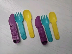 Vintage 1989 McDonalds Camp McDonald Land Gabel Messer Löffel Set 3-teilig - Bild 1 von 10