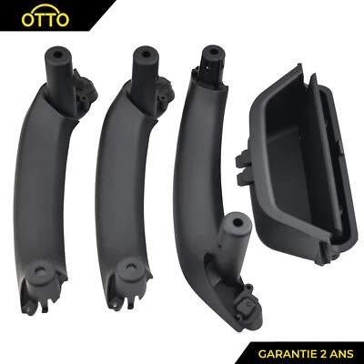 Poignées de Portes Intérieures Noires Avant Arrière pour BMW X3 X4 - 51419209216 - Photo 1/4
