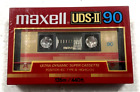 MAXELL UDS II 90 vintage audio cassette blank tape sealed Made in Japan Type II 