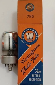 7B6 NOS vacuum tube Westinghouse Canada dual diode triode - Picture 1 of 2