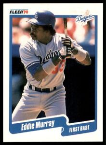 1990 Fleer Eddie Murray Los Angeles Dodgers #404