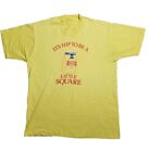 Vintage Plochman's Senf It's Hip To Be A Little quadratisches T-Shirt Gr. XL