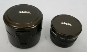 Sakar Video Telephoto 1.5X Hi-Resolution Lens w/ Case & Lens Covers made n Japan - Picture 1 of 6