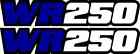Wr250 Swingarm Airbox Decals Sticker Wr 250 Dirtbike Racing Mx Graphics Atv