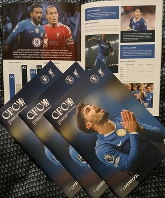 CHELSEA v LIVERPOOL PREMIER LEAGUE PROGRAMME 04/10/2025 BUY IT NOW! - Image 1 of 4