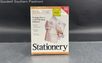 Pro Venture CD-ROM Stationary Software for Windows 3.1 and Windows 95 - New - Image 1 of 4