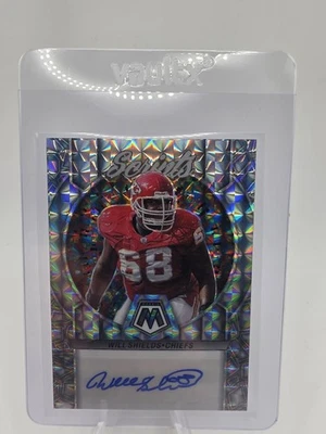 2023 Panini Mosaic WILL SHIELDS Scripts Auto Silver Prizm #S42 - Image 1 of 4