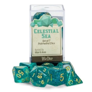 Polyhedral Dice Set - Celestial Sea - Picture 1 of 2