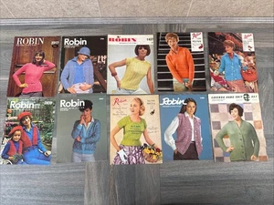 X40 Knitting Pattern Bundle Ladies Ribins, Lavenda Hand Knit, Lister, Sirdar - Picture 1 of 18