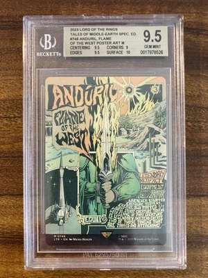 MTG✨ANDURIL, FLAME OF THE WEST Full Poster Art✨LTR Showcase Sp Ed BGS 9.5 MYTHIC - Image 1 of 4