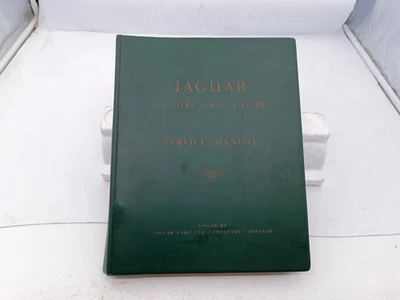 Manuale officina Jaguar Mk1 2.4 e 3.4 litri originale in Inglese no copia ed '58 - Immagine 1 di 4