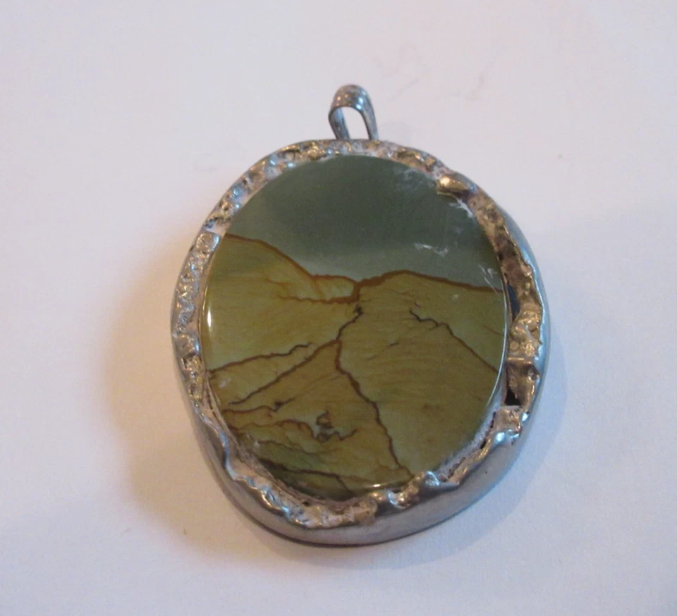 图片沙漠玛瑙项链吊坠胸针 — 第 1/1 张图片