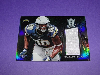 2013 SPECTRA Malcom FLOYD #53 GW Jersey/299 San Diego CHARGERS Wyoming COWBOYS - Image 1 of 2