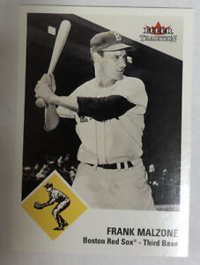 2003 Fleer Skybox Tradition Frank Malzone Card #70 Red Sox HOF High Grade