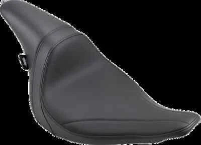 Asiento DS de cuero negro vinilo puntada suave Predator para Harley Breakout 13-17 Foto 1 de 4