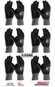 GUANTES DE TRABAJO PIP 34-846 MaxiFlex ATG espuma de nitrilo de mano completa con palmas punteadas 6 pr - Imagen 1 de 4