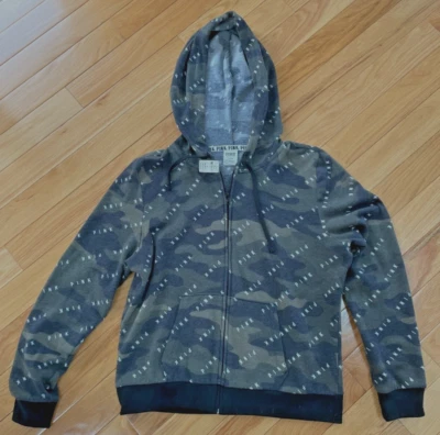 NUEVO CON ETIQUETAS Victoria’s Secret ROSA Talla Lg Mujer’s Sudadera con Capucha Tostado/Marrón/Verde Camuflaje Foto 1 de 4