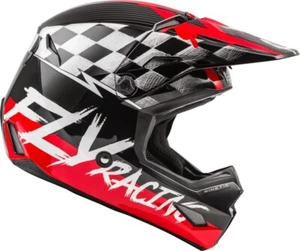 FLY RACING YOUTH KINETIC SKETCH HELMET RED/BLACK SMALL - 73-3462YS - Picture 1 of 4