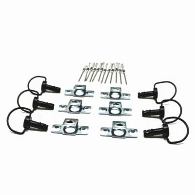 10x Sujetadores de carenado de carrera de 1/4 de vuelta para motocicleta de liberación rápida remache 17 mm  Foto 1 de 4