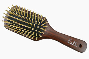 Professional Massage Hair Brush Square Shape Wooden Scalp Masssage Hair Comb 