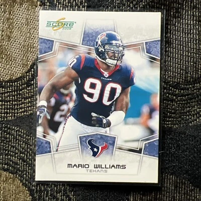 2008 Score Scorecard Mario Williams Houston Texans #124 - Image 1 of 2