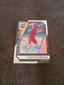 2021 Panini EEE Tyler McDonough Boston Red Sox Auto Baseball Card #75 - Picture 1 of 2