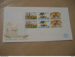 Gravenhage 1976 Elephant Elephants Circus Football ... FDC Bloc Cancel Cover NET - Picture 1 of 1