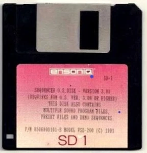 ensoniq SD-1 operating system - Picture 1 of 1
