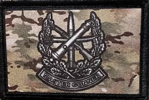 Master Gunner Multicam Morale Patch Tactical Army USA Flag - Picture 1 of 12
