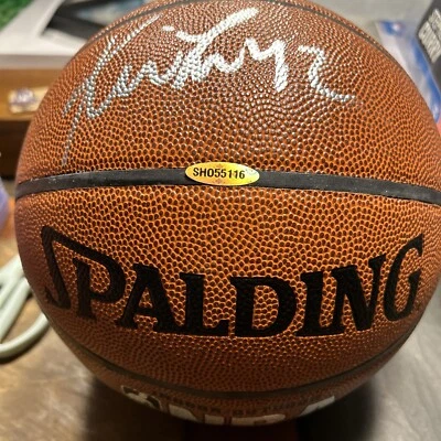 Cleveland Cavs KEVIN LOVE Signed Spalding Ball Basketball UDA COA Upper Deck - Image 1 of 4