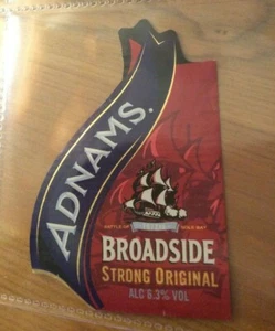 Adnams Broadside Strong Original beer bottle label - Picture 1 of 1