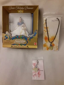 COLECCIÓN DE DISNEY BLANCO NIEVE - 1998 ADORNO, COLLAR Y CREMALLERA A JUEGO - Imagen 1 de 8