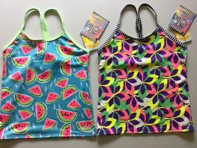 Traje de baño Uglies Dolfin Tankini Top Niñas 14 LOTE de 2 Nuevo con etiquetas Foto 1 de 4