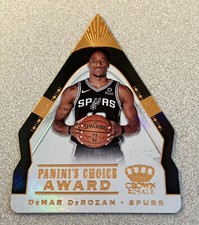 2018-19 Panini Crown Royale Choice Award Die Cut #17 DeMar DeRozan /99