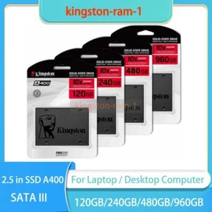 Unidad interna de estado sólido Sata 3 de 2,5 pulgadas para Kingston A400 SSD 120 GB 240 GB 480 GB - Imagen 1 de 13