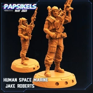 HUMAN SPACE MARINE JAKE ROBERTS - Imagen 1 de 1