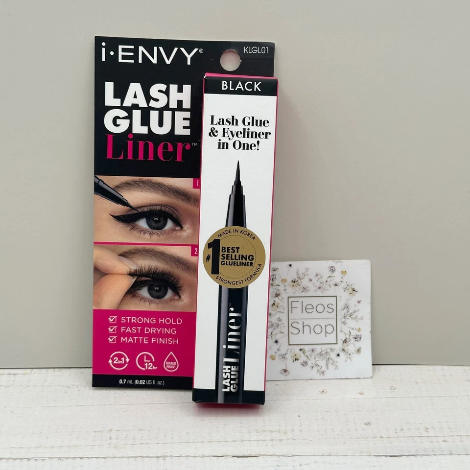 Kiss I Envy Black Lash Glue Liner Eyeliner Klgl01