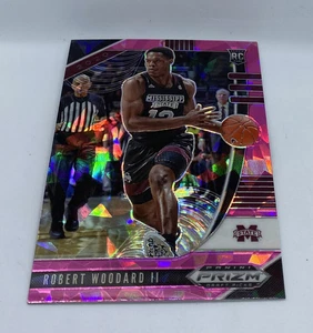 2020-21 PANINI PRIZM DRAFT PICKS PINK CRACKED ICE ROBERT WOODARD II #63 - Picture 1 of 3
